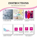 Kegel Ball Training Kit - 3 Set Silicone Ben Wa Ball Pelvic Floor Strengthening Tool