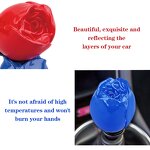 JDM Resin Shift Knob - Real Flower 10CM Universal Manual Automatic Vehicle Tool