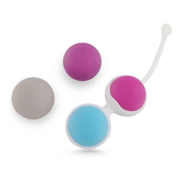Kegel Ball Training Kit - 3 Set Silicone Ben Wa Ball Pelvic Floor Strengthening Tool
