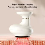 Electric Cupping Massager - Cordless 6 Speed 6 Temp Acupressure Personalized Tool