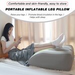 Inflatable Leg Pillow - Space-Saving Quick Pump Home Comfort Rest Tool