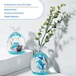 Dolphin Quicksand Timer - Decompression Oil Drop Crystal Hourglass Pen Holder