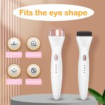 Mini Eyelash Curler - Portable Rechargeable USB Power Makeup Beauty Tool Box