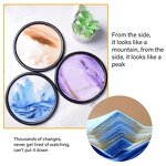 3D Quicksand Art - Deep Sea Landscape Glass Relaxing Home Office Desk Decor