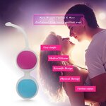 Kegel Ball Training Kit - 3 Set Silicone Ben Wa Ball Pelvic Floor Strengthening Tool