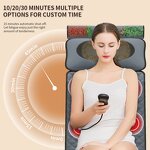 Massage Pillow Manufacturer - Full Body Comfortable Cushion Bed Mat with Electric Heating Vibration