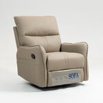 Massage Chair Manufacturer - High Quality Green Synthetic Leather Modern Recliner Customizable Extendable Foldable