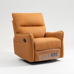 Massage Chair Manufacturer - Customizable Green Synthetic Leather Modern Recliner Extendable for Living Room