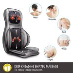 Back Massager Manufacturer - with Heat Deep Kneading Adjustable Shiatsu Chair Pad