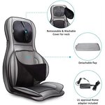 Back Massager Manufacturer - with Heat Deep Kneading Adjustable Shiatsu Chair Pad