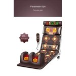 Massage Mattress Pad Manufacturer - with Detachable Neck Pillow Full Body Heated for Back Waist Leg