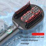 Scalp Massager Manufacturer - Portable Waterproof Rechargeable Hair Oil Applicator Head Brush for Hair Growth