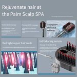 Scalp Massager Manufacturer - Portable Waterproof Rechargeable Hair Oil Applicator Head Brush for Hair Growth