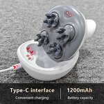 Head Massager Manufacturer - CE Electric Scalp HM01 with 4 Massage Heads Stress Release