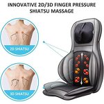Back Massager Manufacturer - with Heat Deep Kneading Adjustable Shiatsu Chair Pad