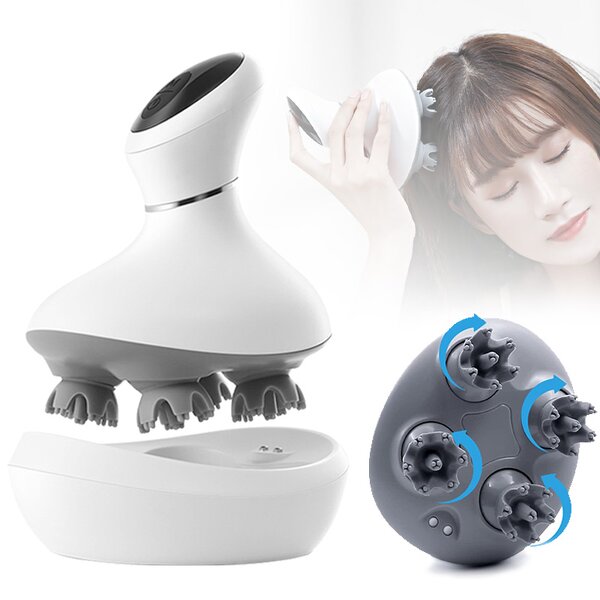 Head Massager Manufacturer - New Portable Smart Electric HM01 Handheld Waterproof Scalp