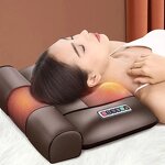 Massage Mat Manufacturer - Full Body Heat Memory Foam with 20 Neck Cushion 3 Timing Modes