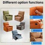 Massage Chair Manufacturer - High Quality Customizable Modern Recliner Green Synthetic Leather Extendable Foldable