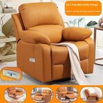 Massage Chair Manufacturer - High Quality Green Synthetic Leather Modern Recliner Customizable Extendable Foldable