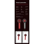 Hair Comb Manufacturer - Multi-Functional Scalp Massager Brush Red Blue Light with Oil Applicator