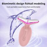 LED Facial Light Therapy Device - 7 Color EMS Face Neck Lifting Massager