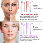 High Frequency Facial Machine - Electrotherapy Wand Acne Wrinkle Remover