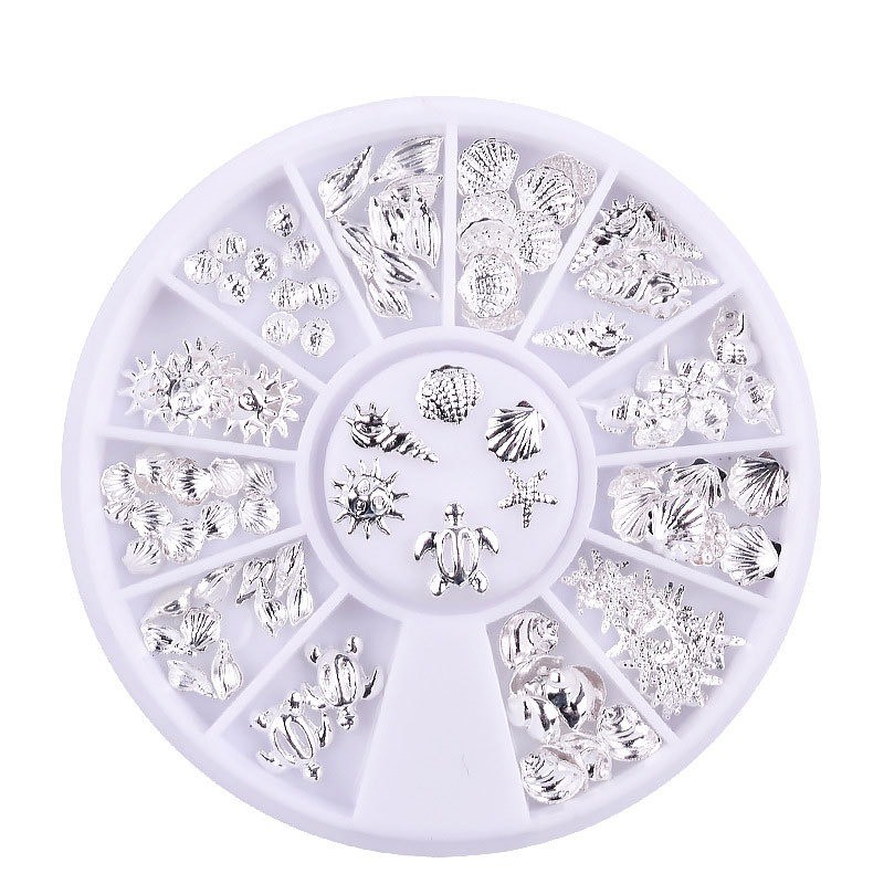 Nail Charms Supplier - 3D Metal Sea Theme Nail Art Decor