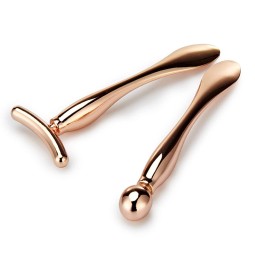 Cosmetic Spatula Supplier - 10cm Gold Eye Cream Massage Sticks