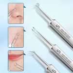 Blackhead Remover Kit Supplier - 8pcs Acne Extraction Tool Set