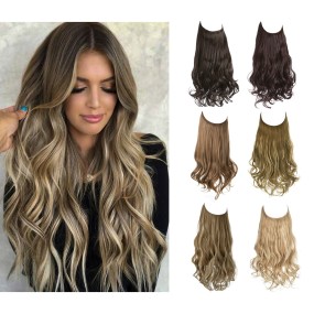 Synthetic Hair Extensions Factory - Invisible Wire Ombre Private Label