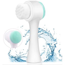 Silicone Face Brush Supplier - Soft Comfortable Pink Cleansing Brush