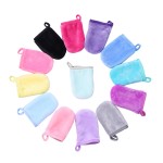 Makeup Remover Cloth Supplier - Reusable Flannel Finger Cover Mitten