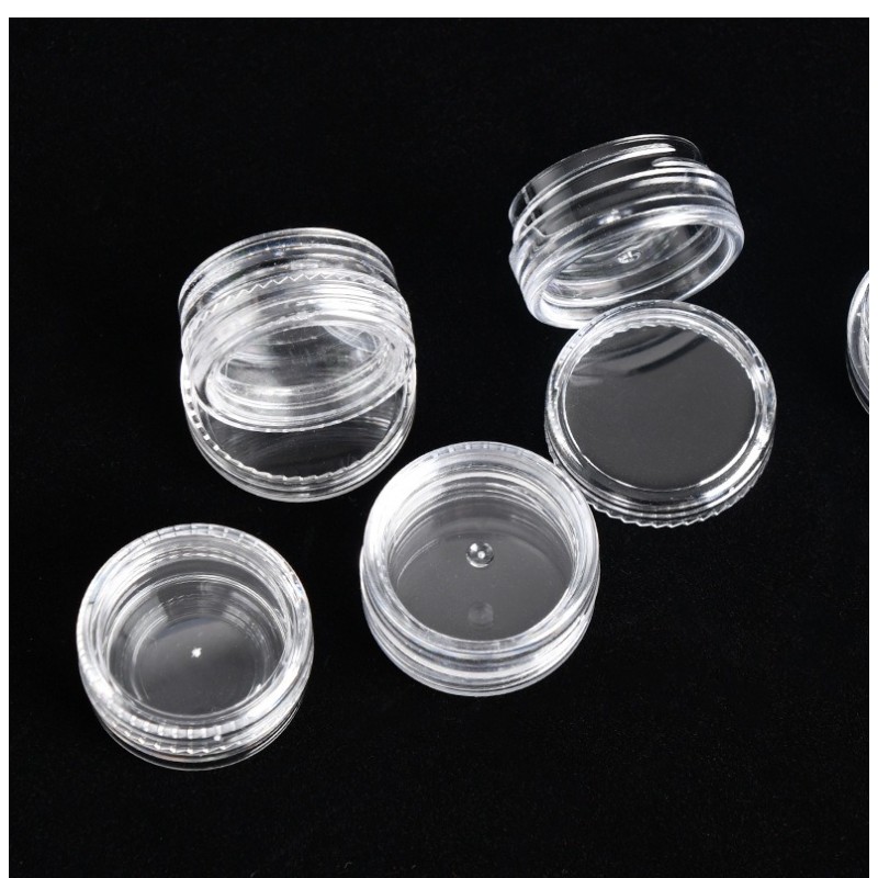 Cream Jar Manufacturer - Transparent Plastic Sample Cosmetic Bottle Custom
