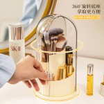 化妆刷盒供应商-桌面防尘旋转刷架