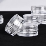 面霜瓶厂家-透明塑料化妆品分装瓶可定制