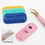 睫毛胶座厂家-一次性塑料粘合剂托盘垫