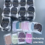 去角质手套厂家-黑色150D定制logo沐浴手套