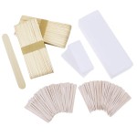 Wax Spatulas Factory - 100pcs Wooden Waxing Applicator Sticks Bulk