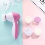 Electric Face Brush Factory - 5 in 1 Silicone Massage Cleansing Brush