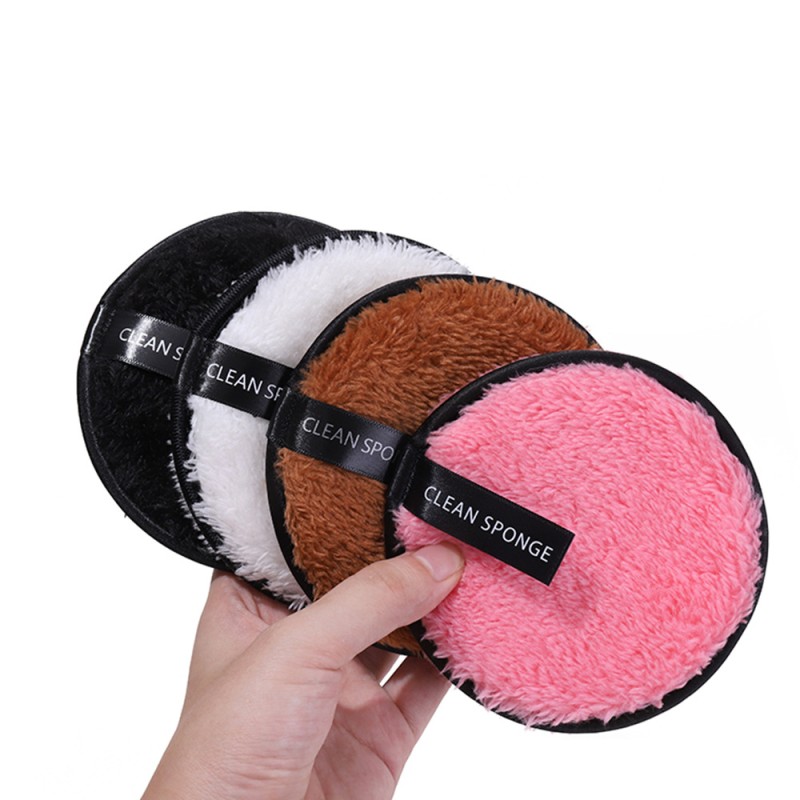 Microfiber Makeup Remover Pads Factory - Custom Logo Washable Cotton Powder Magic Remover