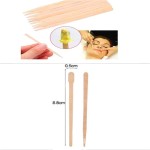 Wax Spatulas Factory - 100pcs Wooden Waxing Applicator Sticks Bulk