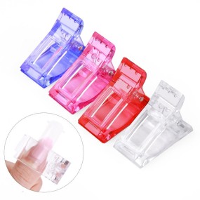 Nail Art Clip Manufacturer - Crystal Long Nail Gel Building Clip