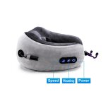 Neck Massage Pillow Manufacturer - Portable Travel 3D Spa Shiatsu Kneading Electric with U Shaped Memory Foam