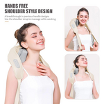 Neck Massager Manufacturer - Heat Deep Tissue 3D Pillow Electric Shiatsu for Back Shoulder Kneading