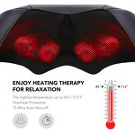 Neck and Shoulder Massager Manufacturer - Factory Direct with Heat for Deep Tissue Pain Relief, Portable Rechargeable