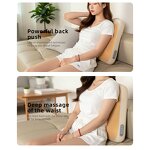 Neck and Shoulder Massager Manufacturer - Infrared Shiatsu with Heat for Deep Tissue Kneading Cushion USB Rechargeable