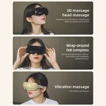 Eye Massager Manufacturer - Smart Beauty with Heat Compress, Vibrating Air Pressure & 8 Modes Electric