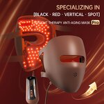 9D LED Light Therapy Mask - 7 Color Silicone Acne Treatment ZA Plug