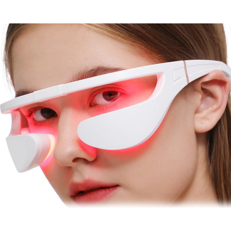 LED Eye Beauty Glasses - 880nm Red Light Under-Eye Wrinkle Remover
