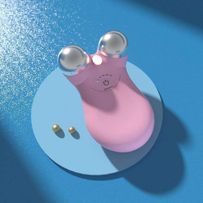 LED Microcurrent Face Roller - Light Therapy Wrinkle Remover Skin Tightener